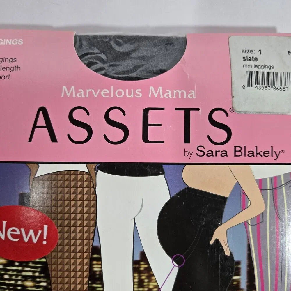 Love Your Assets Marvelous‎ Mama Lucky Leggings Maternity Size 1 Slate
